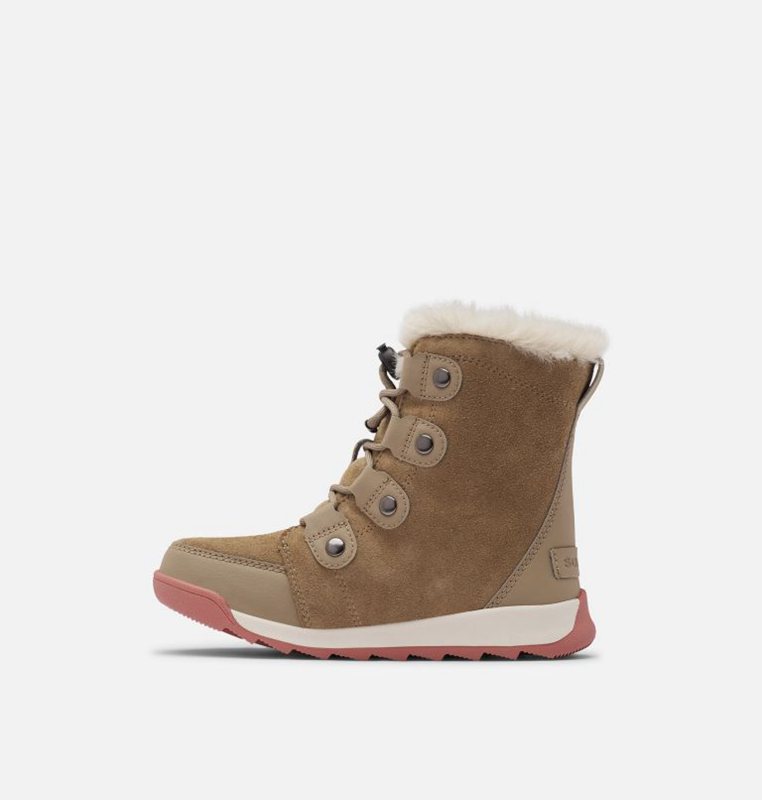 Kids Snow Boots Khaki - Sorel Childrens Whitney™ II Suede - 937152-TAE